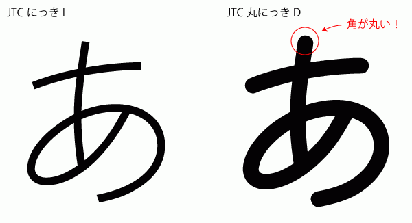 【フォント紹介】JTC丸にっきD